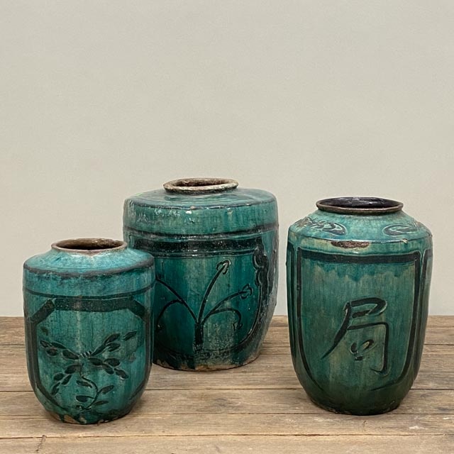 Snazzy charme Krachtcel Antiek turquoise geglazuurde pot | Antieke potten | The Silk Road Collection