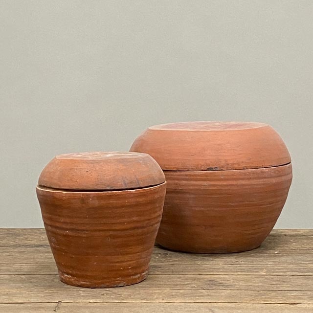 Terracotta potten met deksel | | The Silk Road Collection