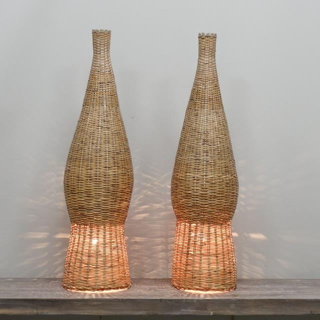 Hallo Centimeter Ongeautoriseerd Bamboe staande lamp | Andere tafellampen | The Silk Road Collection