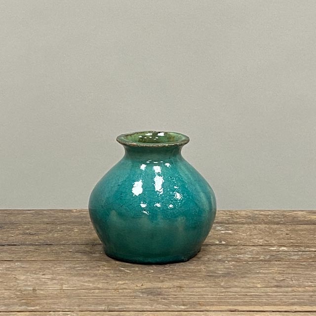vrede Verknald stortbui Kleine turkoois blauwe vaas | Nieuwe Vazen | The Silk Road Collection
